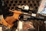 Pardini HP Bullseye 32WC 22LR 2 barrel set with many extras - 3 of 11