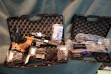 Pardini HP Bullseye 32WC 22LR 2 barrel set with many extras - 1 of 11