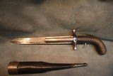 Dumonthier Double Barrel Percussion Knife Pistol - 5 of 18