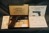 Colt 1911 Pre War 38 Super w/box and papers - 1 of 12