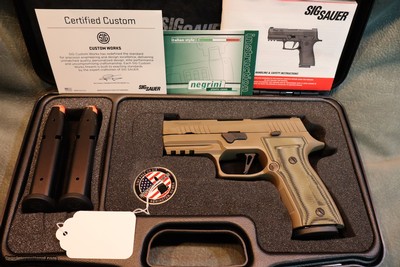 SigSauer P320 AXG Custom Works 9mm NIB