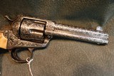 Colt Bisley SAA 45LC Full Engraved w/Stag Grips - 6 of 7