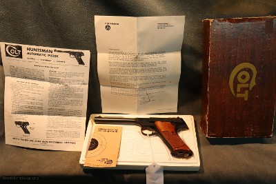 Colt Huntsman 22LR RARE DOUBLE S VARIATION ANIB