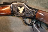 Custom Deluxe 1885, 225 Winchester High Wall Engraved - 2 of 9