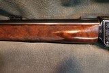 Custom Deluxe 1885, 225 Winchester High Wall Engraved - 4 of 9