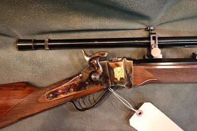Uberti Sharps 1874 Buffalo Hunter 45-70 with MVA scope - Image 2 of 7