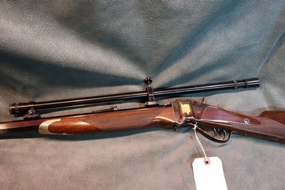 Uberti Sharps 1874 Buffalo Hunter 45-70 with MVA scope - Image 5 of 7