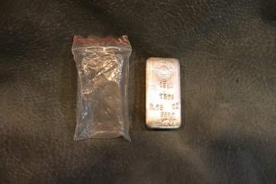 Homestake Mining Company 9.75oz Silver Bar RARE!