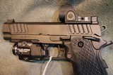 Staccato 2011 Model P 9mm with Trijicon SRO Optic Streamlight TLR-8 AG Light - 6 of 9