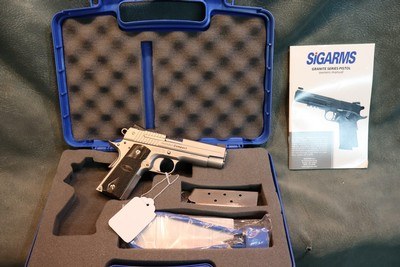 Sigarms 1911 45ACP GSR Revolution Compact w/box and papers