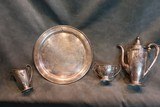 West Point US Military Academy Class of 1915 Sterling Tea Set ,Eisenhauer's Room Mate - 1 of 9