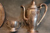 West Point US Military Academy Class of 1915 Sterling Tea Set ,Eisenhauer's Room Mate - 4 of 9