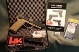 H+K USP Expert 45ACP with box,papers and 2 magazines.