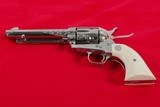 Colt SAA Consecutive Pair,Factory Master Engraved by Steve Kamyk, 45LC 5 1/2