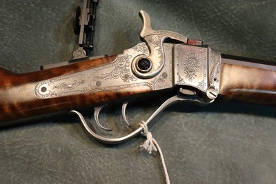 Dakota Arms Little Sharps Factory Engraved 225Win - Image 7 of 12