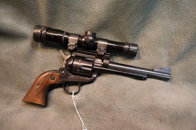 Ruger Old Model Blackhawk 357Mag with Burris scope - Image 4 of 5