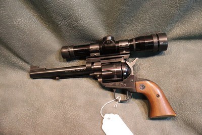 Ruger Old Model Blackhawk 357Mag with Burris scope - Image 1 of 5