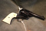 Colt SAA Storekeeper/Sheriff Model 45LC,all blue,Ivory grips NIB - 6 of 11