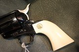 Colt SAA Storekeeper/Sheriff Model 45LC,all blue,Ivory grips NIB - 5 of 11