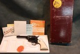 Colt SAA Storekeeper/Sheriff Model 45LC,all blue,Ivory grips NIB - 1 of 11