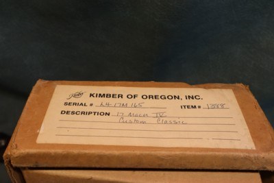 Kimber of Oregon Model 84 Left Hand Custom Classic 17 Mach IV NIB part of a set - Image 15 of 16
