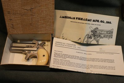 American Firearms Derringer 38sp stainless steel - Image 1 of 6