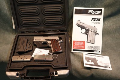 SigSauer P238 HD 380ACP,Laser,3 magazines,box and papers - Image 1 of 7
