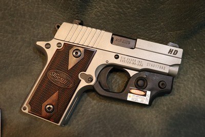 SigSauer P238 HD 380ACP,Laser,3 magazines,box and papers - Image 5 of 7