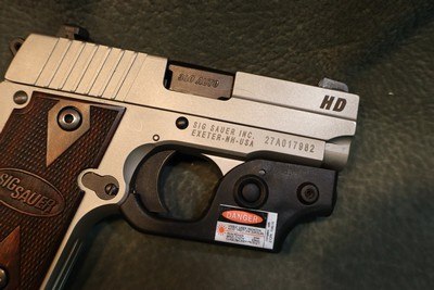 SigSauer P238 HD 380ACP,Laser,3 magazines,box and papers - Image 6 of 7