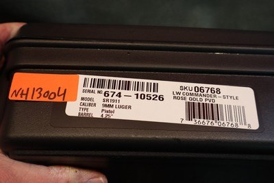 Ruger SR1911 9mm LW Commander,Rose Gold Limited Edition - Image 11 of 11