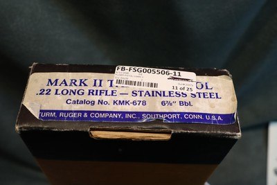 Ruger Mark II Target 22LR KMK-678 - Image 6 of 6