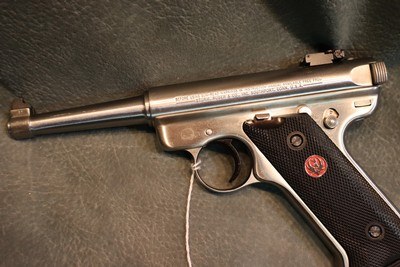 Ruger Mark II 22LR stainless steel 4.5