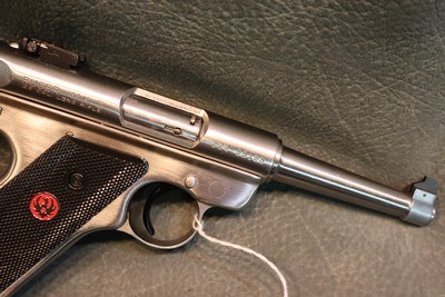Ruger Mark II 22LR stainless steel 4.5