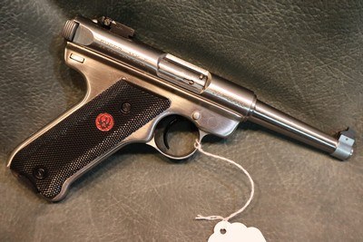Ruger Mark II 22LR stainless steel 4.5