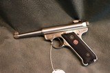 Ruger Mark II 22LR stainless steel 4.5