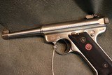 Ruger Mark II 22LR stainless steel 4.5