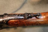 Custom Remington Model 12-A 22S-L-LR engraved with gold wire - 12 of 23