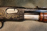 Custom Remington Model 12-A 22S-L-LR engraved with gold wire - 10 of 23