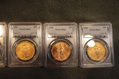St Gaudens U.S. $20 Gold Coin MS63 - Image 3 of 6