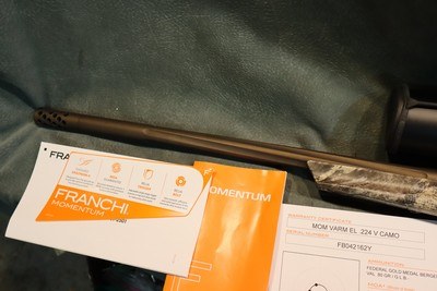 Franchi Momentum Elite Varmint 224 Valkyrie w/Vortex Venom 5-25x56 scope - Image 8 of 9