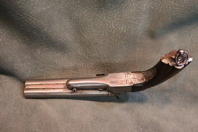 Antique Double Barreled Pistol - Image 6 of 9