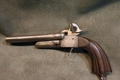 Antique Double Barreled Pistol - Image 3 of 9