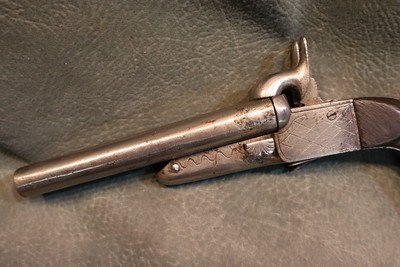 Antique Double Barreled Pistol - Image 8 of 9