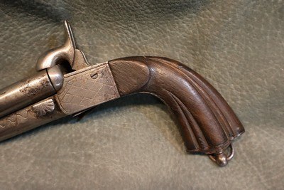 Antique Double Barreled Pistol - Image 9 of 9
