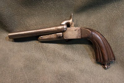 Antique Double Barreled Pistol - Image 1 of 9