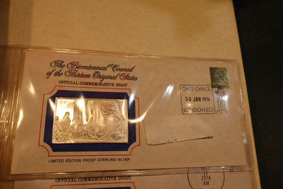 Franklin Mint Bicentennial Council Silver Ingot set priced under melt value - Image 3 of 13