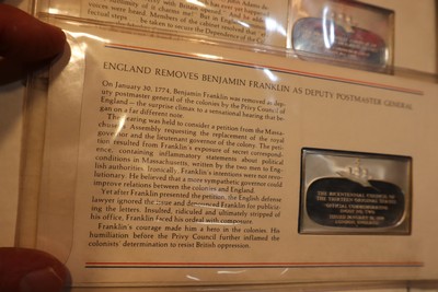 Franklin Mint Bicentennial Council Silver Ingot set priced under melt value - Image 8 of 13