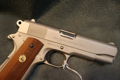Colt Combat Commander 45ACP Satin Nickel - Image 4 of 5