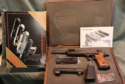 Desert Eagle Magnum Research IMI 50AE 2 barrel set w/extras - Image 1 of 12