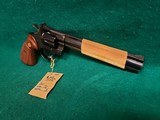 COLT PYTHON - BLUED. 8 INCH TARGET MODEL. UNFIRED IN ORIGINAL BOX. MFG. IN 1980. VERY RARE FIND! MINT! - .38 Special - 8 of 15